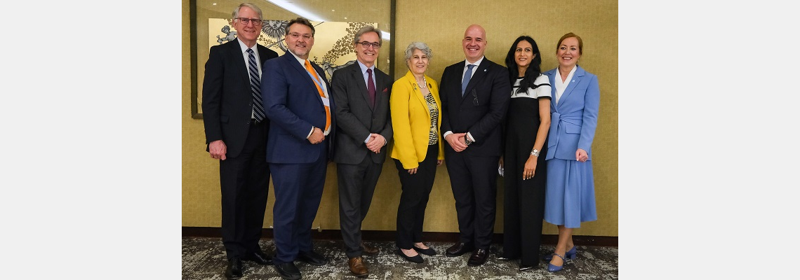 Speakers at the WHPA Strategy Launch and Anniversary Reception, May 2024